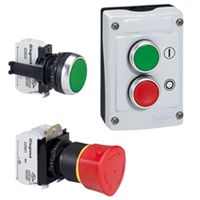 Legrand Osmoz Блок со встроенным светодиодом для головок для кнопочных постов 130 B~ красный