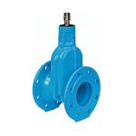 Задвижка чугунная с обрезиненным клином DN 150 PN 16 4000A Hawle без маховика