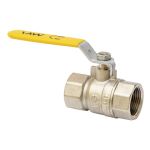 Кран шаровой газовый латунный никелированный DN 50 PN 5 (25) рычаг, муфта-муфта, полнопроходной, MVI BV.811.09 Кран шаровой газовый латунный никелированный DN 50 PN 5 (25) рычаг, муфта-муфта, полнопроходной, MVI BV.811.09