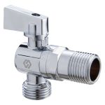 Кран шаровой угловой латунный хромированный DN 15-15 PN 10 под гибкую подводку MVI BV.463.04 Кран шаровой угловой латунный хромированный DN 15-15 PN 10 под гибкую подводку MVI BV.463.04
