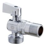 Кран шаровой угловой латунный хромированный DN 15-20 PN 10 для стиральной машины MVI BV.463.0405 Кран шаровой угловой латунный хромированный DN 15-20 PN 10 для стиральной машины MVI BV.463.0405