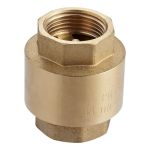 Клапан обратный латунный DN 50 PN 16 муфтовый пружинный с латунным штоком MVI CV.320.09 Клапан обратный латунный DN 50 PN 16 муфтовый пружинный с латунным штоком MVI CV.320.09