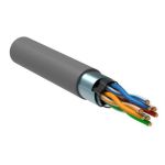 Кабель витая пара F/UTP кат.5e 4х2х24AWG solid PVC сер. 305м (м) ITK LC1-C5E04-311