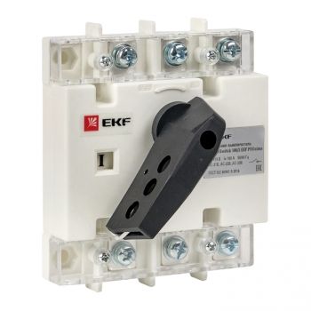 EKF PROxima Рубильник-выключатель 100A 3P c рукояткой управления для прямой установки PowerSwitch