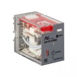 EKF Averes Реле промежуточное с кнопкой и механической индикацией RPAt 22/4 5A 230В AC EKF Averes Реле промежуточное с кнопкой и механической индикацией RPAt 22/4 5A 230В AC