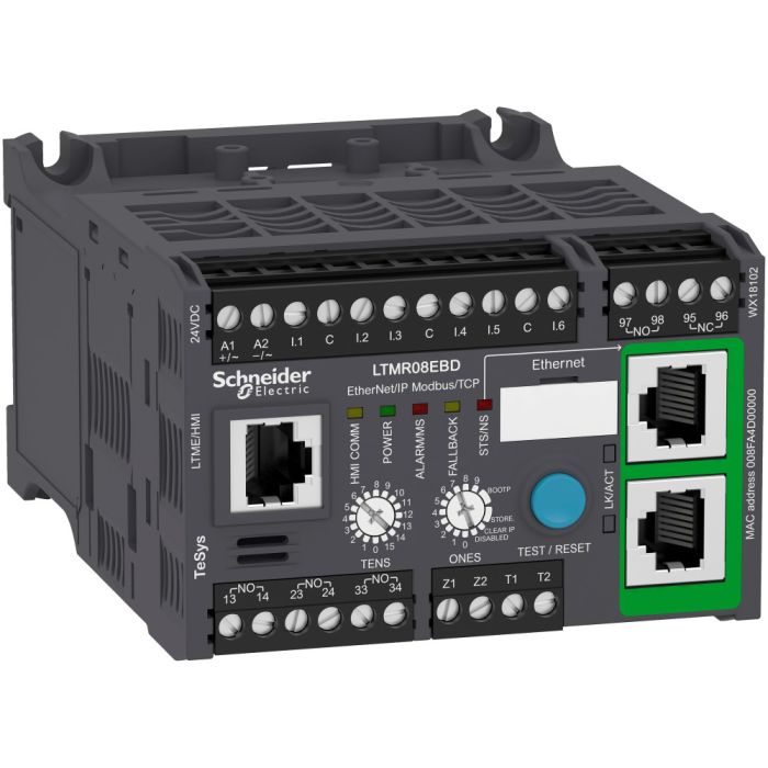 SE TeSys T Реле Ethernet TCP/IP 0.4-8A 24VDC