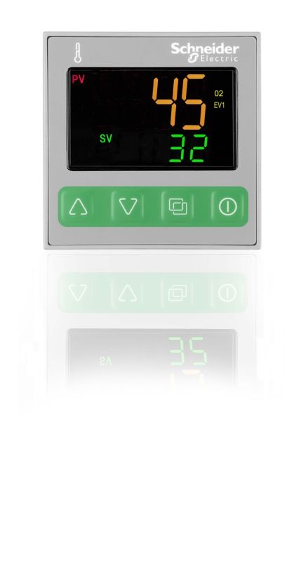 SE Температурный контроллер, 48х48, универсальный вх., 1 авар.вых., 2 рел.вых., 110/240В AC, Modbus