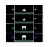 ABB KNX Антрацит Сенсор 4/8-кл. многофункциональный 6127/02-81-500 ABB KNX Антрацит Сенсор 4/8-кл. многофункциональный 6127/02-81-500