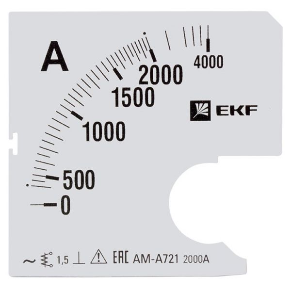 EKF PROxima Шкала сменная для A721 2000/5А-1,5