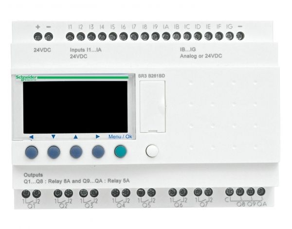 SE Zelio Logic Интелектуальное реле 26 I/O 240V (AC)