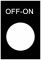 SE Маркировка 'OFF-ON' ZB2BY2367