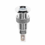 REXANT Индикатор металл ?8 220В подсв/белая LED