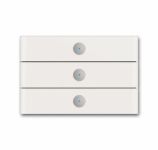 ABB KNX Busch-priOn Белое глянцевое стекло Накладка сенсора 3-клав ABB KNX Busch-priOn Белое глянцевое стекло Накладка сенсора 3-клав