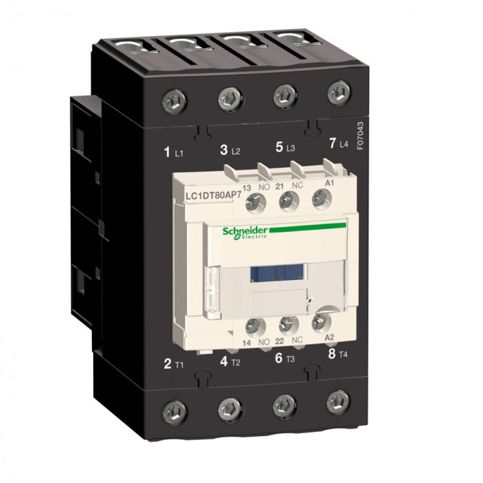 SE Contactors D Контактор 4Р Everlink AC1 415В 80A катушка управления 60В DC