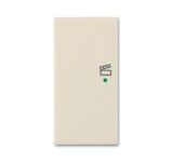 ABB Basic 55 Слоновая кость Клавиша двойная левая free@home, сцена ABB Basic 55 Слоновая кость Клавиша двойная левая free@home, сцена