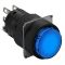 SE Кнопка синяя, 16 мм пружинный возврат
