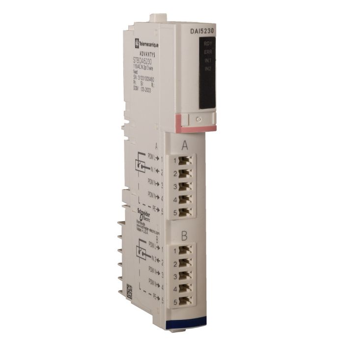 SE Modicon Модуль дискретного входа AC 115В, 2 канала (комплект) (STBDAI5230K)