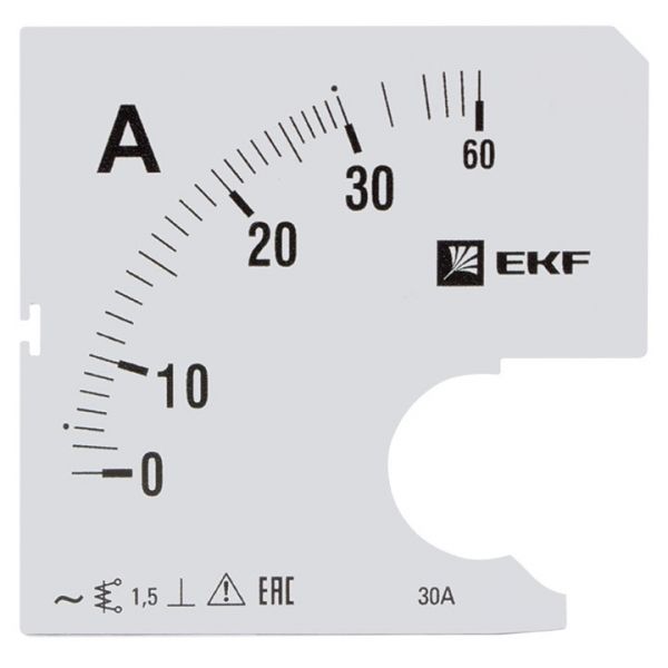 EKF PROxima Шкала сменная для A961 30/5А-1,5