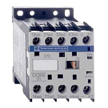 SE Auxiliary contactors Промежуточное реле 3НО+1НЗ, цепь управления 220В DC (CA3KN31MD3)