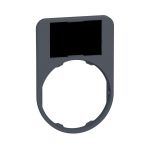 SE ДЕРЖАТЕЛЬ МАРКИРОВКИ ЧЕРНЫЙ/КРАСНЫЙ 30х50 ММ, ЗАПОДЛИЦО, ПЛАСТИК