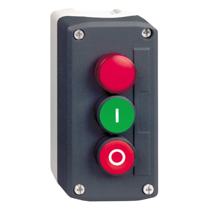 SE Пост кнопочный, 2 кнопки с возвратом, с подсветкой XALD363G