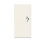 ABB Basic 55 Шале (бел) Клавиша двойная левая free@home, светорегулятор ABB Basic 55 Шале (бел) Клавиша двойная левая free@home, светорегулятор