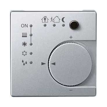 SE Merten KNX\EIB SM Алюминий Выключатель 4-кнопочный модульный с терморегулятором