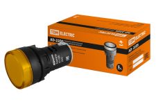 TDM Лампа AD22DS(LED)матрица d22мм желтый 230В TDM
