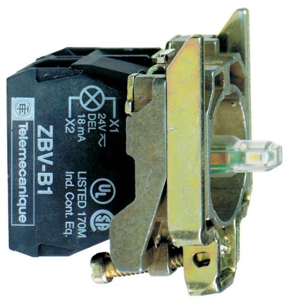 SE XB4 Корпус кнопки 22мм 24В с подсветкой (ZB4BW0B43)