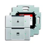 ABB 6126/01-83-500 Сенсор 2-клавишный с коплером в комплекте, серебристый алюминий ABB 6126/01-83-500 Сенсор 2-клавишный с коплером в комплекте, серебристый алюминий