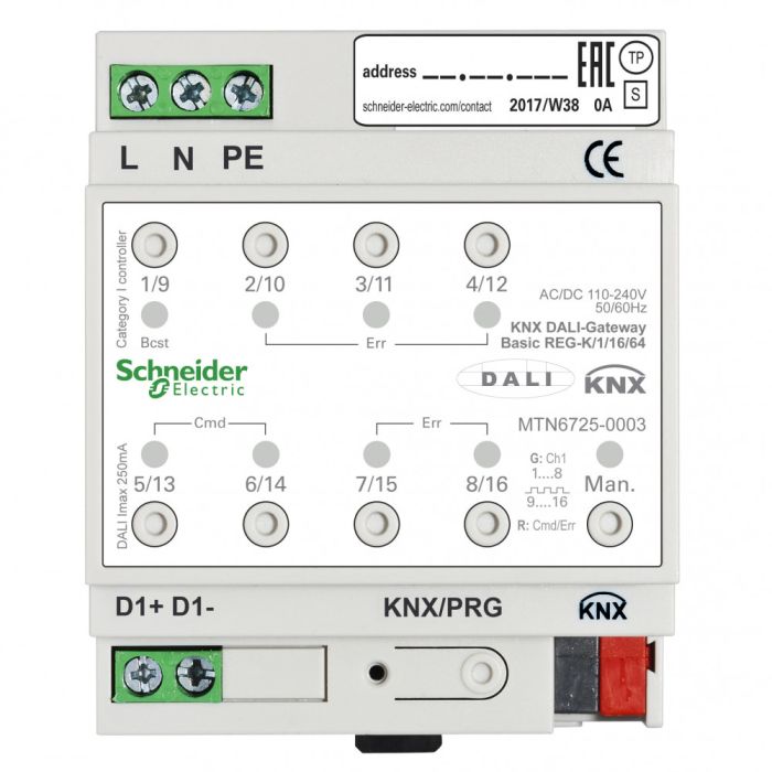 SE Шлюз KNX DALI Basic/1/16/64