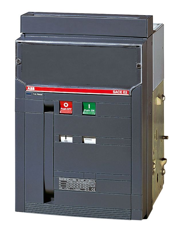 ABB Emax Выключатель-разъединитель стационарный до 1000В DC E2N/E/MS 1250 3p 750VCC F HR