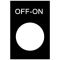SE Маркировка 'OFF-ON' ZB2BY2367