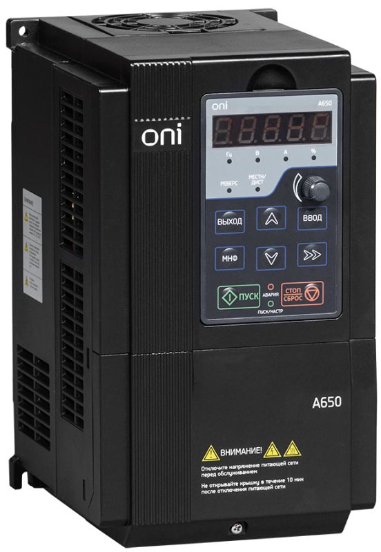 IEK ONI Преобразователь частоты A650 380В 3Ф 0,75kW 2,5А