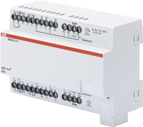 ABB HCC/S2.1.1.1 Контроллер распределительного узла, с управлением 0-10В, 2х канальный