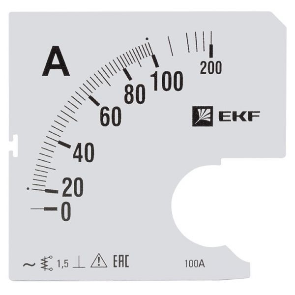 EKF PROxima Шкала сменная для A961 100/5А-1,5