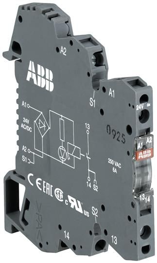 ABB Оптрон OBIC0100 , вход: 24VDC, выход: 100mA 4.5-58VDC, винтовые зажимы