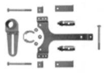 SE Комплект монтажный ZG-MDSR для привода заслонки