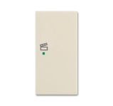 ABB Basic 55 Слоновая кость Клавиша двойная правая free@home, сцена ABB Basic 55 Слоновая кость Клавиша двойная правая free@home, сцена