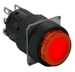 SE Кнопка красная, 16 мм пружинный возврат, круглая