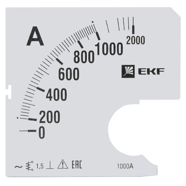 EKF PROxima Шкала сменная для A961 1000/5А-1,5