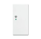 ABB Basic 55 Альпийский белый Клавиша двойная правая free@home, освещение ABB Basic 55 Альпийский белый Клавиша двойная правая free@home, освещение