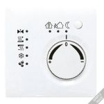 JUNG KNX-регулятор с шинным сопряжением с ручкой для установки температуры светло-серый