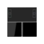 JUNG KNX Черный Набор накладок для комнатного регулятора