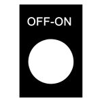 SE Маркировка 'OFF-ON' ZB2BY2367