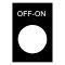 SE Маркировка 'OFF-ON' ZB2BY2367