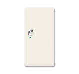 ABB Basic 55 Шале (бел) Клавиша двойная правая free@home, сцена ABB Basic 55 Шале (бел) Клавиша двойная правая free@home, сцена