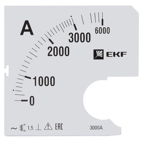 EKF PROxima Шкала сменная для A961 3000/5А-1,5