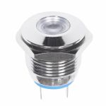 REXANT Индикатор металл ?16 12В подсв/белая LED