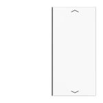 JUNG Клавиша для сенсорного модуля KNX, двойная, белая JUNG Клавиша для сенсорного модуля KNX, двойная, белая